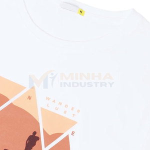 เสื้อยืดผ้าฝ้ายแขนสั้นคอกลมสำหรับผู้ชายเสื้อแบบพรีเมี่ยมสำหรับสวมใส่สบายๆในชีวิตประจำวันและแนวสตรีทแฟชัน - Product Image 6