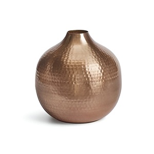 Venta caliente moderno florero de piso de flores de Metal martillado decoración de boda Centro decoración de piso decoración de la habitación florero de piso - Product Image 3