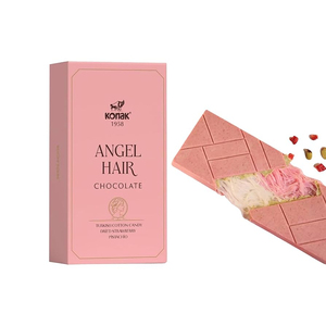 Barre de chocolat Angel Hair 60g en gros, marque Muah, chocolat au lait de qualité supérieure avec des sucreries turques - Product Image 1