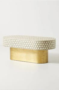 Consola con Incrustaciones de Hueso, Mesa de Centro con Incrustaciones de Hueso - Product Image 2