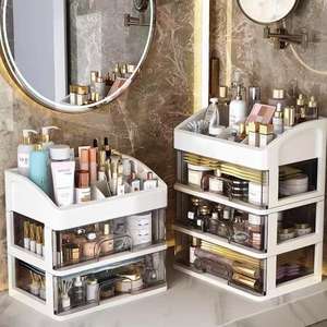 Organizador transparente de escritorio y cajones de 5 capas, caja de almacenamiento de plástico impermeable para uso en oficina o hogar - Product Image 4