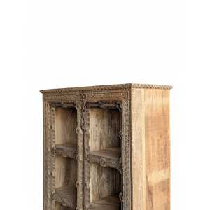 <b>Rustic</b> Wooden Bookshelf for Home Office Living Room Bedroom School Hotel Durable Metal Cabinet for Book Storage - Product Image 2