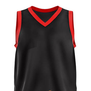 Maillot de basket-ball d'impression numérique de vente chaude vêtements de sport d'entraînement respirants pour le maillot de mode de basket-ball de quantité minimale de commande bas d'été - Product Image 4