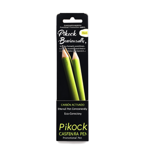 Penna Promozionale Ecologica in Bambù Pikford, Matita Eterna con Gadget Eco-Consapevoli - Product Image 2