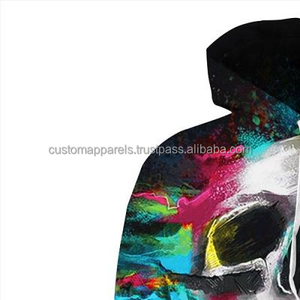 Sweat à capuche FD en polyester à sublimation personnalisée de haute qualité MCAMH-73 des vêtements décontractés à impression de teinture complète pour hommes et femmes - Product Image 3