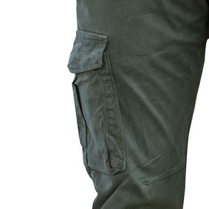 Pantalones Cargo de algodón transpirable de talla grande para hombre, pantalones informales bordados con bolsillo de primavera en la calle, tallas disponibles - Product Image 5