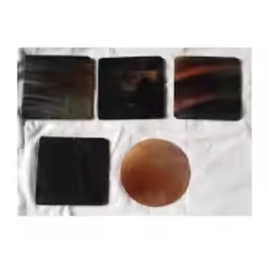 Posavasos de cuerno de Búfalo con soporte Venta regular en el mercado Posavasos de piedra Cuadrado personalizado por artesanía de media luna - Product Image 1