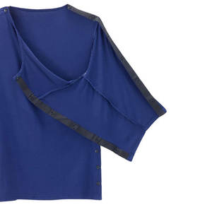 Camisón Adaptativo para Pacientes con Broches Delanteros, Fácil de Poner y Quitar, Camisa de Rehabilitación para Ancianos, Discapacitados o Uso Postoperatorio - Product Image 3