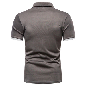 Vente chaude hommes personnalisé à manches courtes 100% coton pour polos confortable professionnel vêtements d'extérieur solide motif bonne qualité - Product Image 4