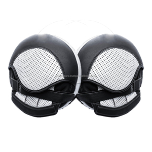 Custom Logo <b>Focus</b> Mitts Boxing Punch <b>Pads</b> Leather MMA Training Equipment Factory Price - Product Image 3