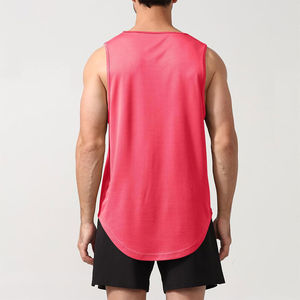 Camiseta sin Mangas para Hombre, Color Negro Personalizado, Transpirable, de Algodón, Diseño sin Mangas, Perfecta para Ropa Casual de Verano o para Hacer Ejercicio - Product Image 3
