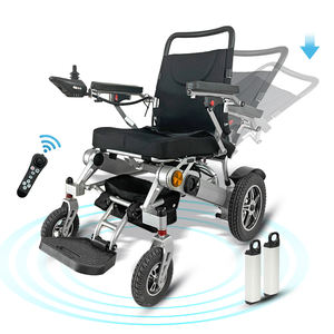 Fauteuil Roulant Électrique Pliable pour Personnes Âgées avec Télécommande, Modèle Médical pour Avion, Batterie au Lithium, Offre Spéciale 2025 - Product Image 1