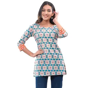 Ndian-URTI para mujeres, vestido de arroz thnic lothing, Kurti indio para mujeres en Pakistán