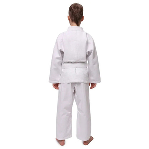 Algodón perla tejido niños Bjj Gi niños Kimono De Jiu Jitsu con pantalón transpirable Bjj uniforme de artes marciales - Product Image 2