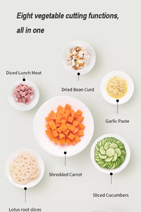 6-lưỡi đa hướng dẫn sử dụng rau cắt/Mando dòng Slicer-thực phẩm hành tây salad Veggie Chopper vắt tay với container - Product Image 5