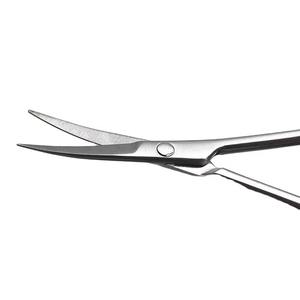 Ciseaux à cuticules de luxe en acier inoxydable de précision, design ergonomique pour une coupe sûre et facile des cuticules, soin des ongles HERMANN MEDITECH - Product Image 4