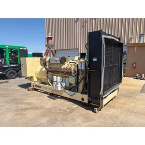 Groupe électrogène diesel industriel triphasé d'occasion 810 kW, sortie 277/480 V, châssis ouvert, alimentation de secours commerciale - Product Image 2