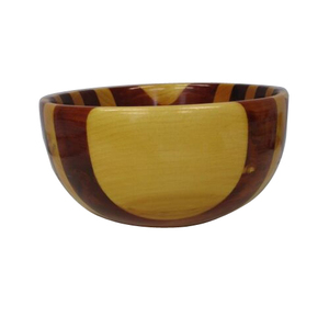 Ensalada Pasta y sopa Tazón para servir Diseño floral Acabado brillante Tazón de madera Pasta o fideos Platos Servir Tazón de madera - Product Image 5