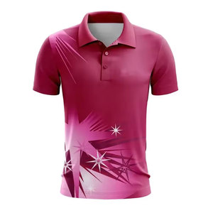 Camiseta Polo de Algodón 100% con Estampado por Sublimación para Hombre, Estilo Cuello Camisero, Ajuste Holgado, Camiseta de Poliéster 100% de Alta Calidad de Secado Rápido para Hombre - Product Image 4