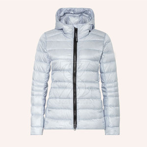 Fashion Women Puffer Jacket <b>Zipper</b> Closure Windproof Design for Outdoor Activities Puffer Jacket - Product Image 1