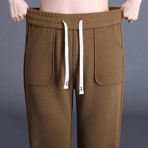 Jambe droite gris pantalons de survêtement femmes pantalon tenue automne taille haute pantalon ample Baggy blanc cravate teinture survêtement pantalons de survêtement - Product Image 6