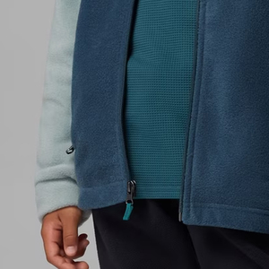 Sudadera de Alta Calidad para Niños con Cuello Alto, Cierre de Cremallera y Diseño de Bloques de Color, Precio Económico para Compradores al por Mayor con Logotipo - Product Image 3