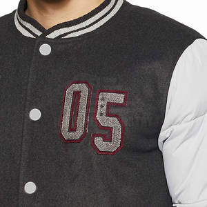 Chaqueta con letras de estilo único Chaqueta con letras personalizada Precio bajo Chaqueta con letras de la mejor calidad - Product Image 6