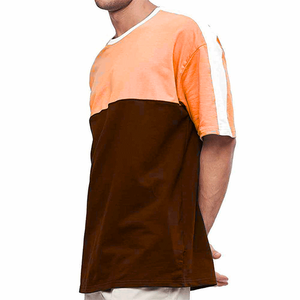 เสื้อยืดคอกลมผู้ชายทรงหลวมผ้าคอตตอนเจอร์ซีย์ สตรีทแวร์ ดีไซน์ขายดี ปักโลโก้ พิมพ์ลายตามสั่ง ดีไซน์ทันสมัย - Product Image 2
