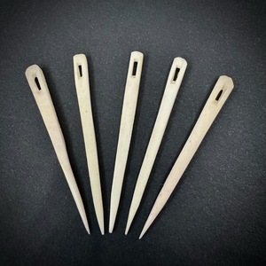 Aguja de Bordar de Cuerno de Búfalo, Aguja de Bordar Puntiaguda para Lana y Hilo, Accesorio de Costura Duradero para Tufting y Costura - Product Image 4