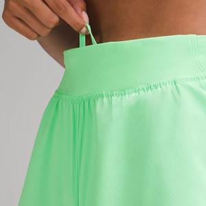 Pantalones de ejercicio sueltos Pantalones de Yoga de cintura alta Pantalones cortos casuales con cordón invisible - Product Image 4