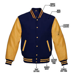 Chaqueta universitaria de alta calidad OEM 2024, moda informal para ambos géneros, logotipo frontal al por mayor para campeones finales de Mash up - Product Image 3