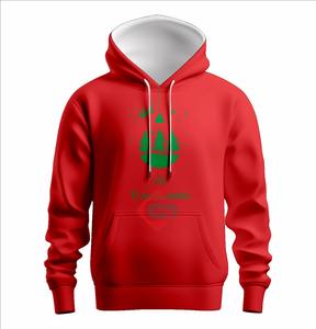 Sweats à capuche pour homme avec logo de Noël personnalisé et impression surdimensionnée sublimation pull à cordon polaire sweats à capuche pour homme d'hiver - Product Image 5