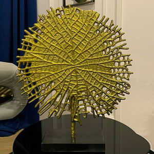 Modern Aluminum Metal Abstract Shinny Polish Unique Designer Decorative Sculpture Nature Figurines Home Table Accent - Product Image 5