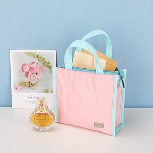 Custom Logo <b>Canvas</b> Eco-friendly Reusable Luxury Ladies Multi-function Tote Bags PP Webbing Handles for Daily Life Grocery - Product Image 4
