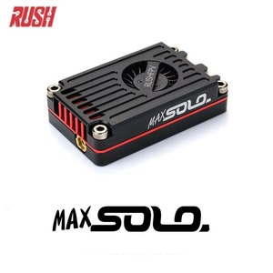 RUSHFPV RUSH MAX SOLO 5.8GHz 2.5W VTX 5.8G Carcasa CNC con Ventilador de Refrigeración Integrado para Dron de Carreras FPV de Largo Alcance y Estilo <span class=keywords><strong>Libre</strong></span> - Product Image 1