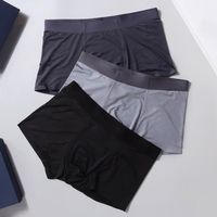 NADRUB ENTERPRISES Calzoncillos Bóxer Sin Costuras Ecológicos para Hombre, Tejido Modal Transpirable, Suave y Elástico, Ropa Interior con Logotipo Personalizado