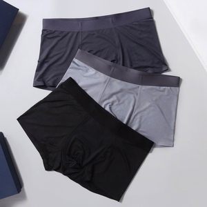 NADRUB ENTERPRISES Caleçons Boxers Sans Coutures Écologiques pour Hommes en Tissu Modal Respirant et Extensible Doux, Sous-vêtements Personnalisables avec Logo - Product Image 1