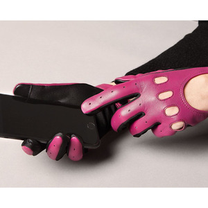 Guantes de conductor de moda de coche de cuero de piel de cordero de calidad superior guantes duraderos de dedo completo de protección Personal DE SEGURIDAD Industrial - Product Image 2