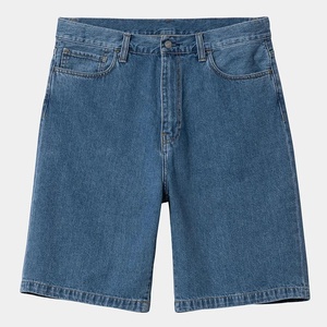 Good Fashion Casual Summer Waist Straight Denim Pants <b>Old</b> Washed Wide-Leg <b>Shorts</b> With Pockets and Button Decoration - Product Image 2