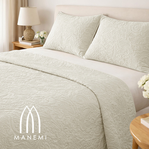 Cubrecama de Verano MANEMI con 1 o 2 Fundas de Almohada, Varios Tamaños - Product Image 1