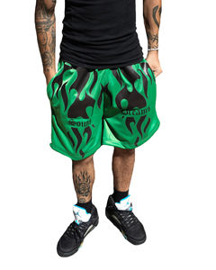 Pantalones Cortos de Nailon Personalizados de Tendencia 2026, Nailon con Memoria, Logotipo Sublimado, con Botones Laterales, Bolsillos Laterales para Nadar - Product Image 3