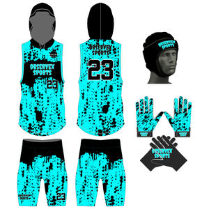 Uniforme de Entrenamiento de Fútbol Americano 7v7 |   Conjunto Deportivo Transpirable de Compresión Sublimada para Adultos - Product Image 6