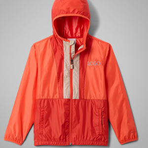 Veste confortable pour garçons avec fermeture éclair et capuche, design à blocs de couleur, design de haute qualité avec logo et poche personnalisés - Product Image 1