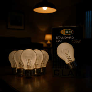 STANDARD CLARA 100W 230V Incandescent <b>Bulbs</b> - Product Image 3