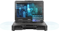 NOUVEAU!!! Ordinateur portable X600 PRO Getac Intel entièrement robuste avec Windows 11 Pro, écran FHD de 15,6 pouces, 1000 nits, IP66, prise EU
