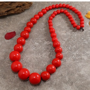 Collar de Cuentas de Resina Hecho a Mano, Joyería de Moda para Mujer, al por Mayor - Product Image 6