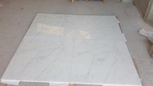 2025 Bianco Ibiza Mármol blanco 1x30x30cm Azulejos Acabado de piedra natural pulida Hoteles modernos Venta al por mayor de Turquía - Product Image 2