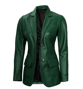 Blazer de cuero para mujer de alta calidad, resistente al agua, logotipo personalizado, color, precio bajo, chaqueta de cuero para mujer con nuevo diseño 2025 - Product Image 5