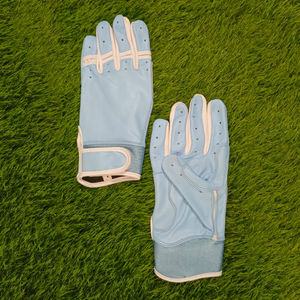 Guantes de bateo de béisbol de Softball de cuero para hombres profesionales hechos a medida antideslizantes ligeros ecológicos adultos - Product Image 5