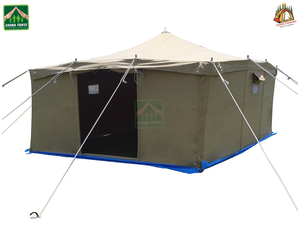 Tente de camping automatique pour 4 personnes de haute qualité, tissu en toile d'extérieur de luxe avec impression de logo personnalisé, conception hexagonale étanche - Product Image 2